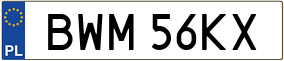 Truck License Plate